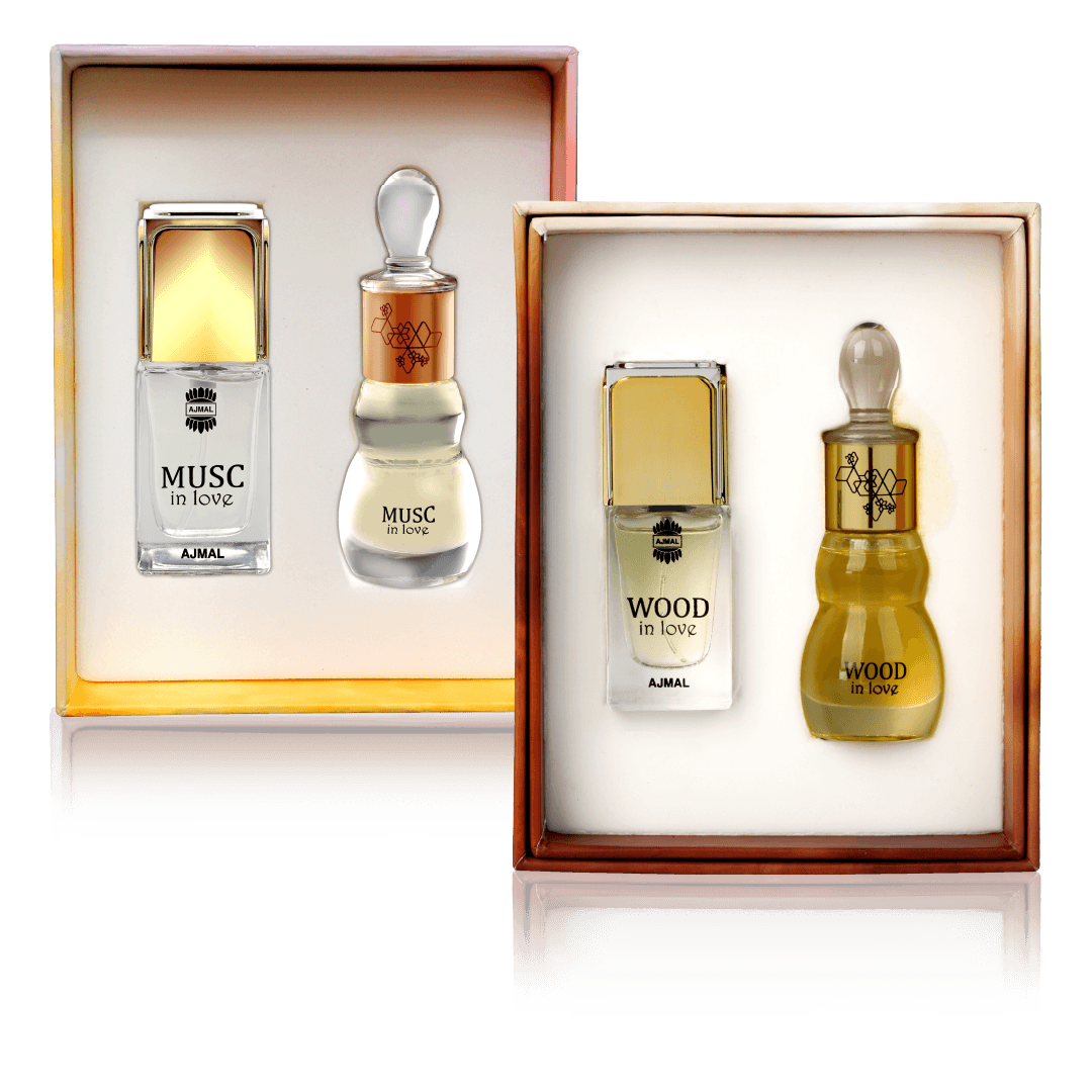 Ajmal Sensual Duo Musc and Wood In Love Fragrance Set