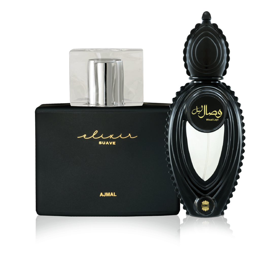 Ajmal Elixir Suave and Wisal Layl Premium Unisex Perfume Set