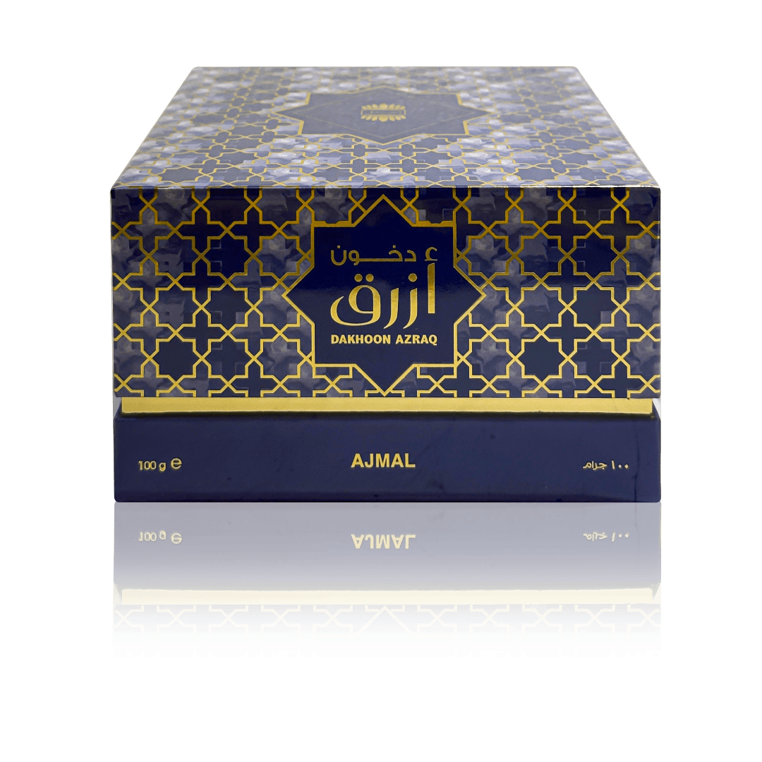 Ajmal Dakhoon Azraq Premium Oudhy Woody Incense 100g Glass Jar