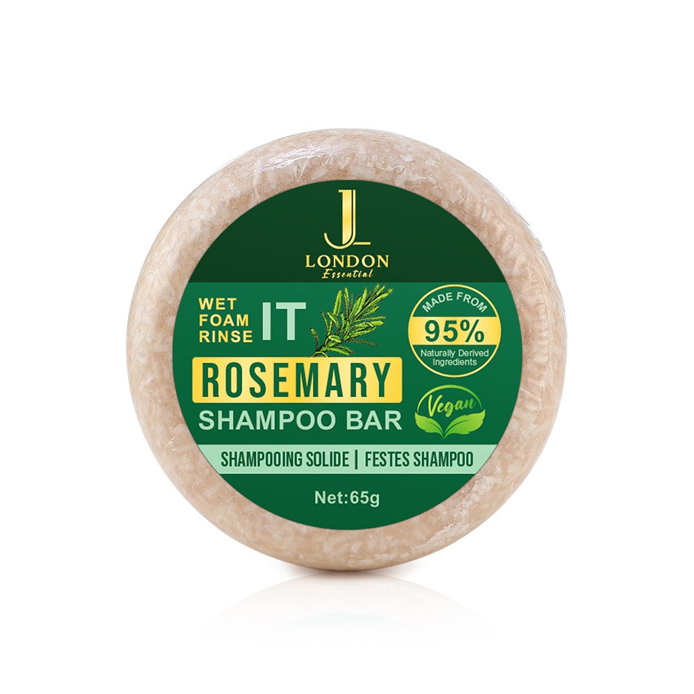 Natural Rosemary Hair Growth Shampoo Bar for Deep Scalp Cleansing