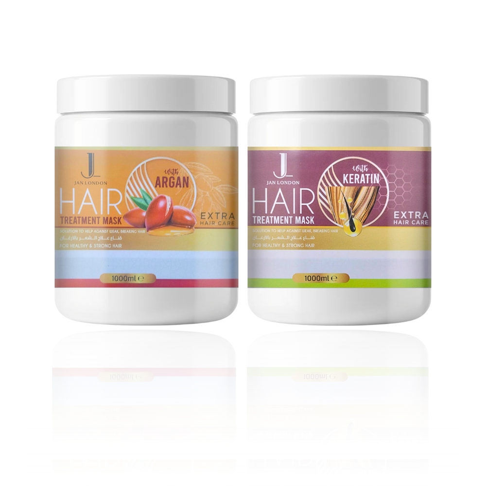 Jan London 1000ml Keratin and Argan Deep Repair Hair Mask