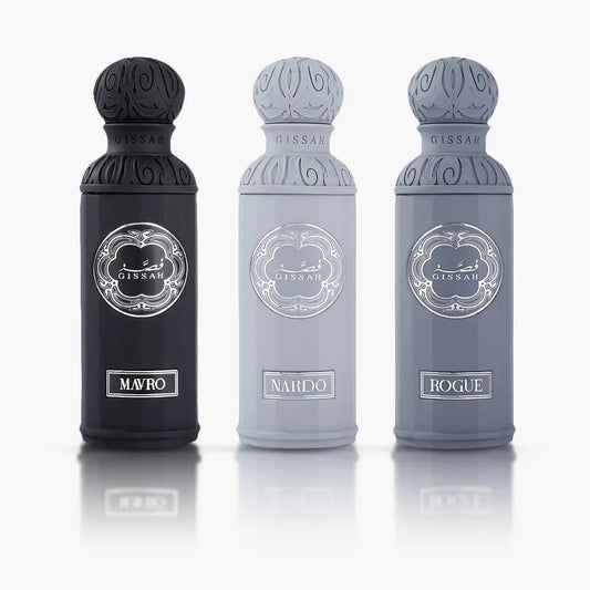 Gissah Graphite Masculine Fragrance Set 3 x 50ml Eau de Parfum
