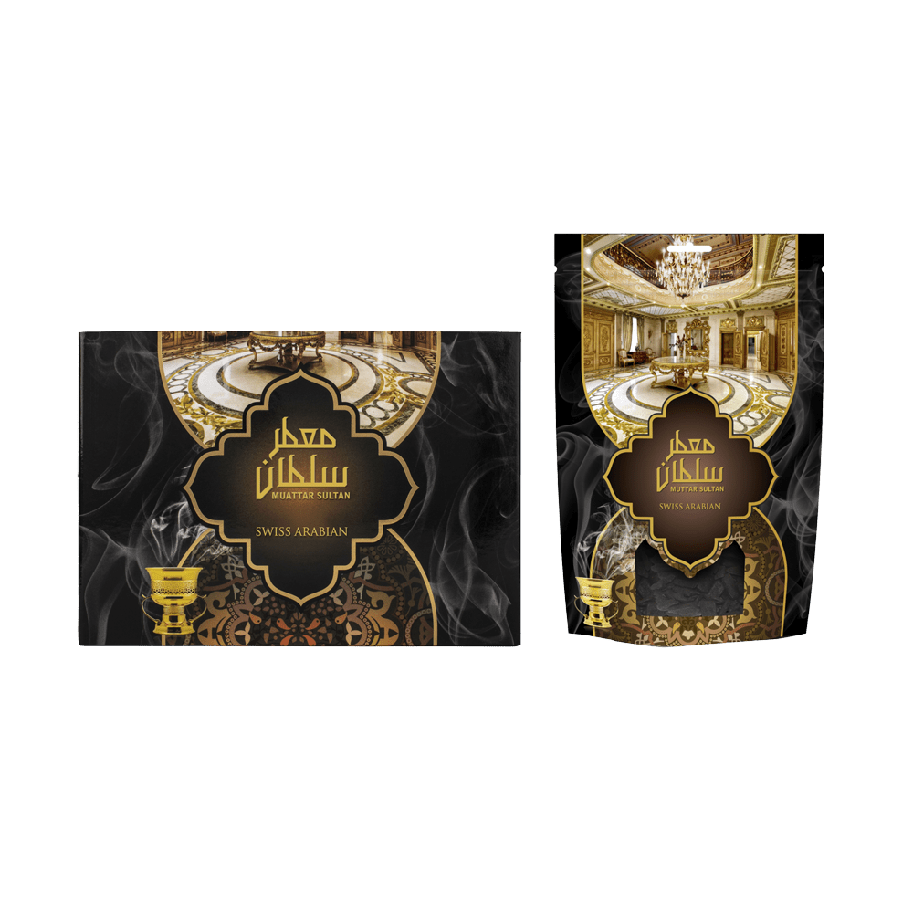 Swiss Arabian Oud Muattar Sultan Luxurious Musk and Rose Bakhoor