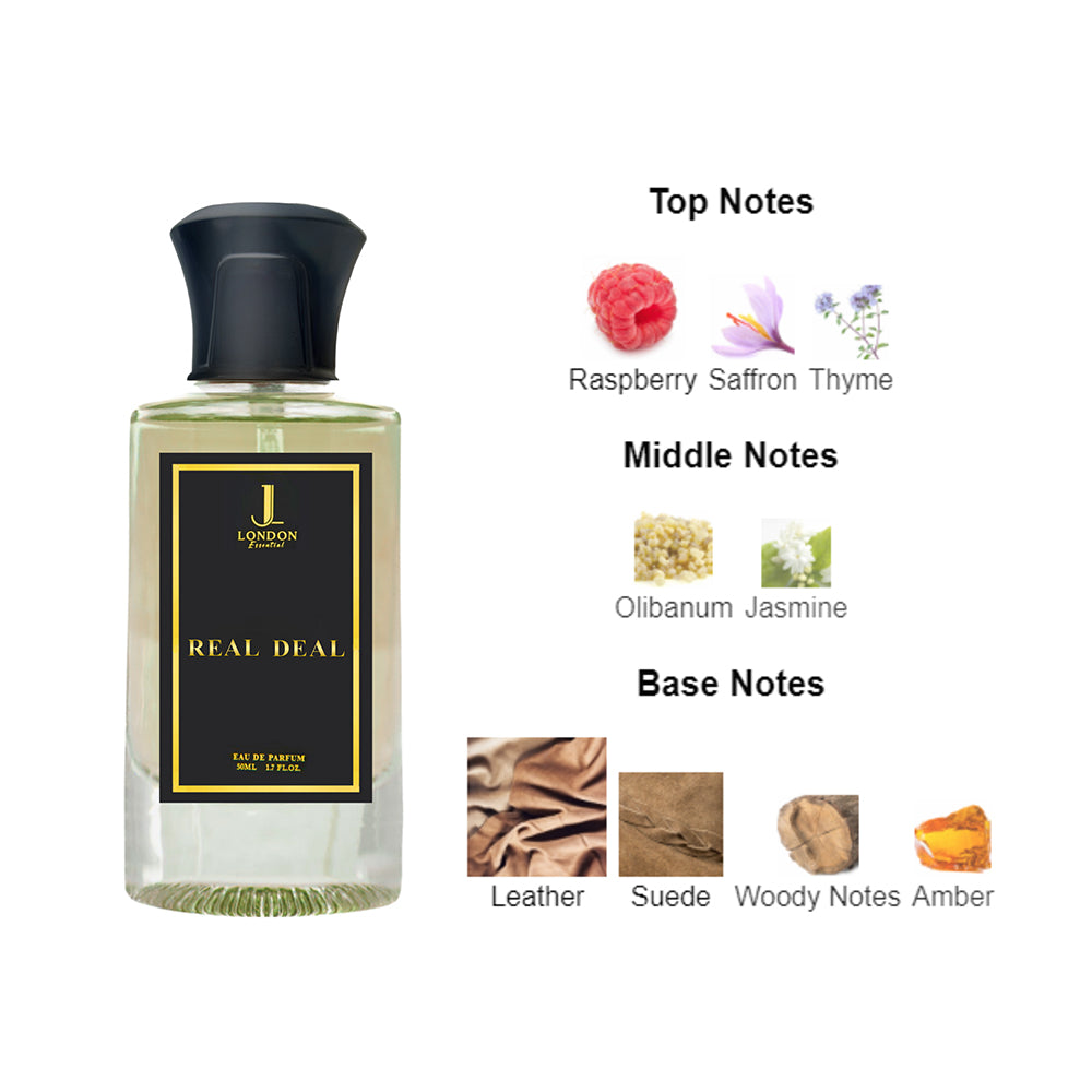 Jan London Real Deal Bold Leathery Men's Eau De Parfum 50ml