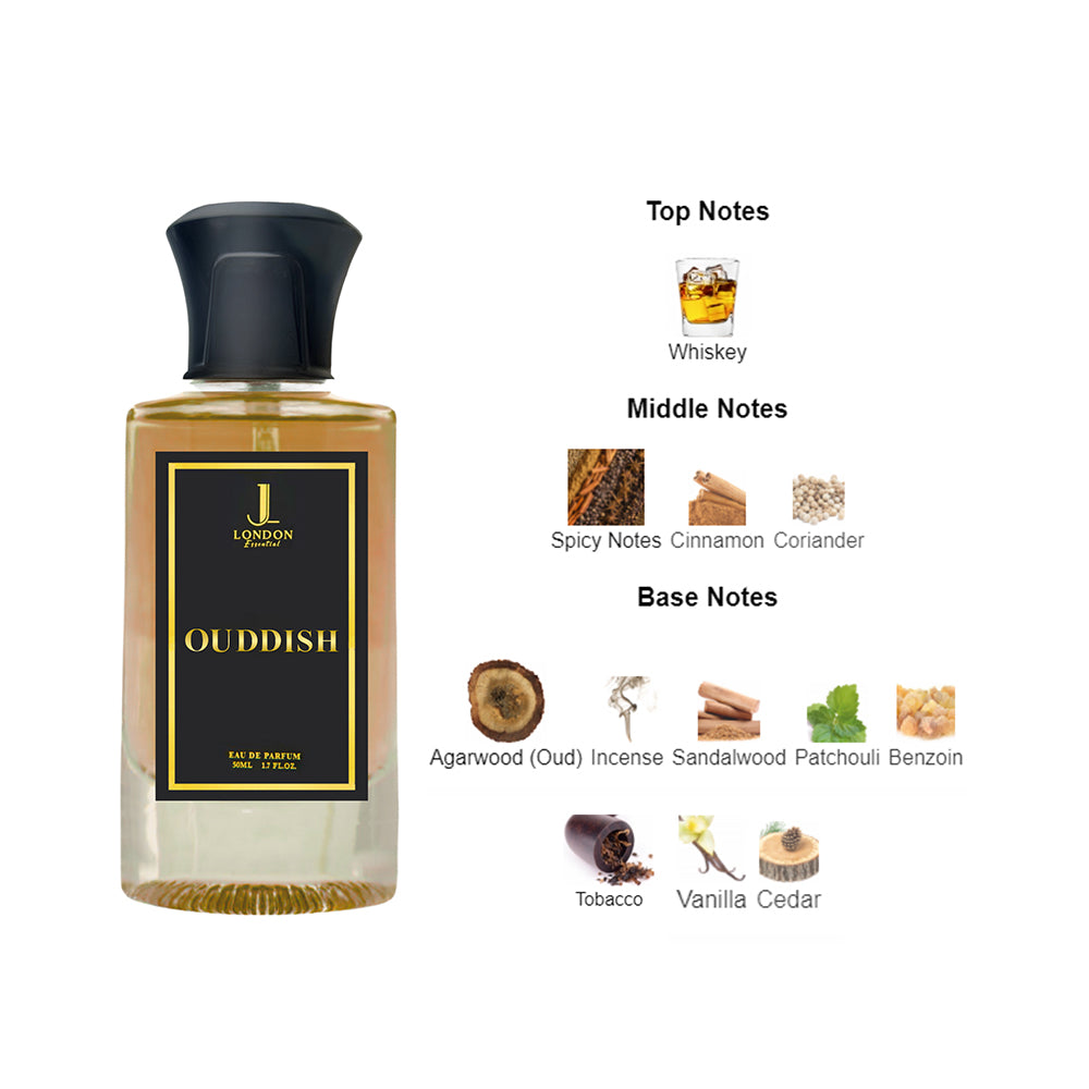 Jan London Ouddish 50ml Eau de Parfum Smoky Tobacco Oud