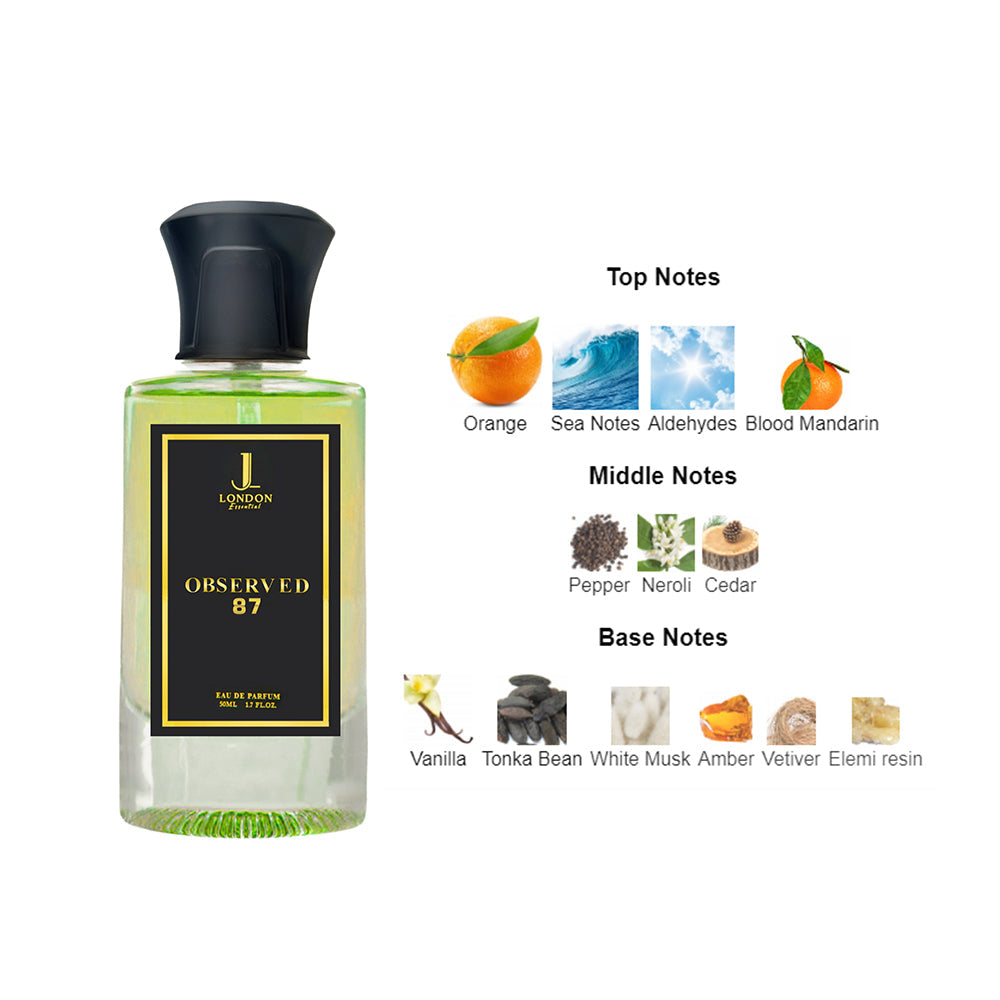 Observed 87 Aquatic Men's Eau de Parfum 50ml Spray