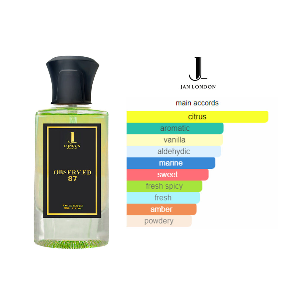 Observed 87 Aquatic Men's Eau de Parfum 50ml Spray