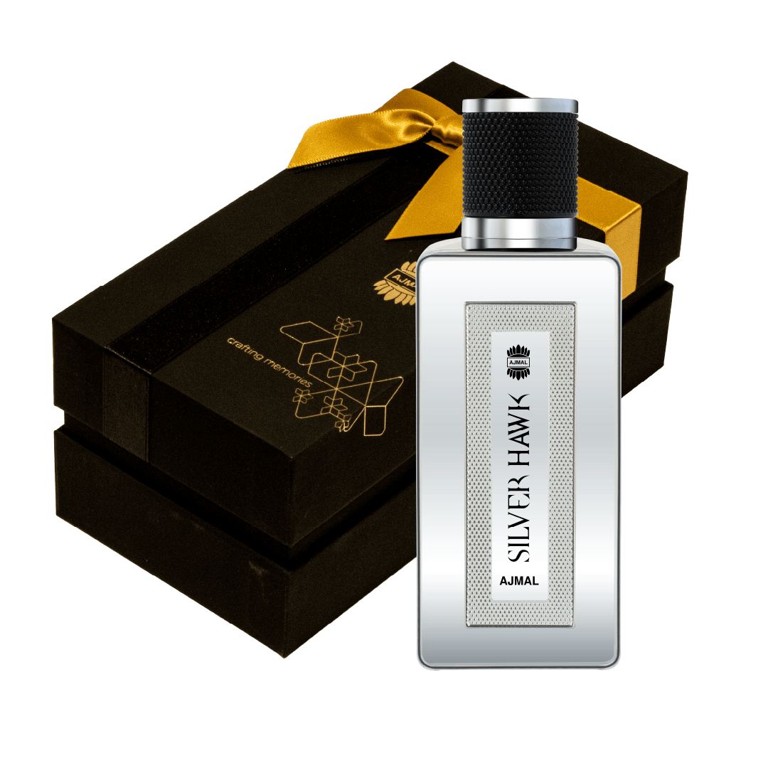 Ajmal Silver Hawk and Purely Orient Luxury Fragrance Gift Set