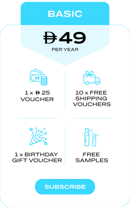 Swiss Arabian Basic Membership Plan with Exclusive Vouchers and Samples